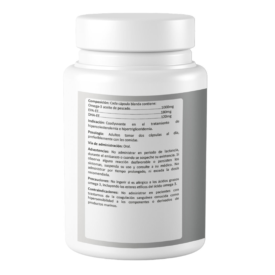 Omega-3 (Aceite de pescado 1000mg) - Imagen 2