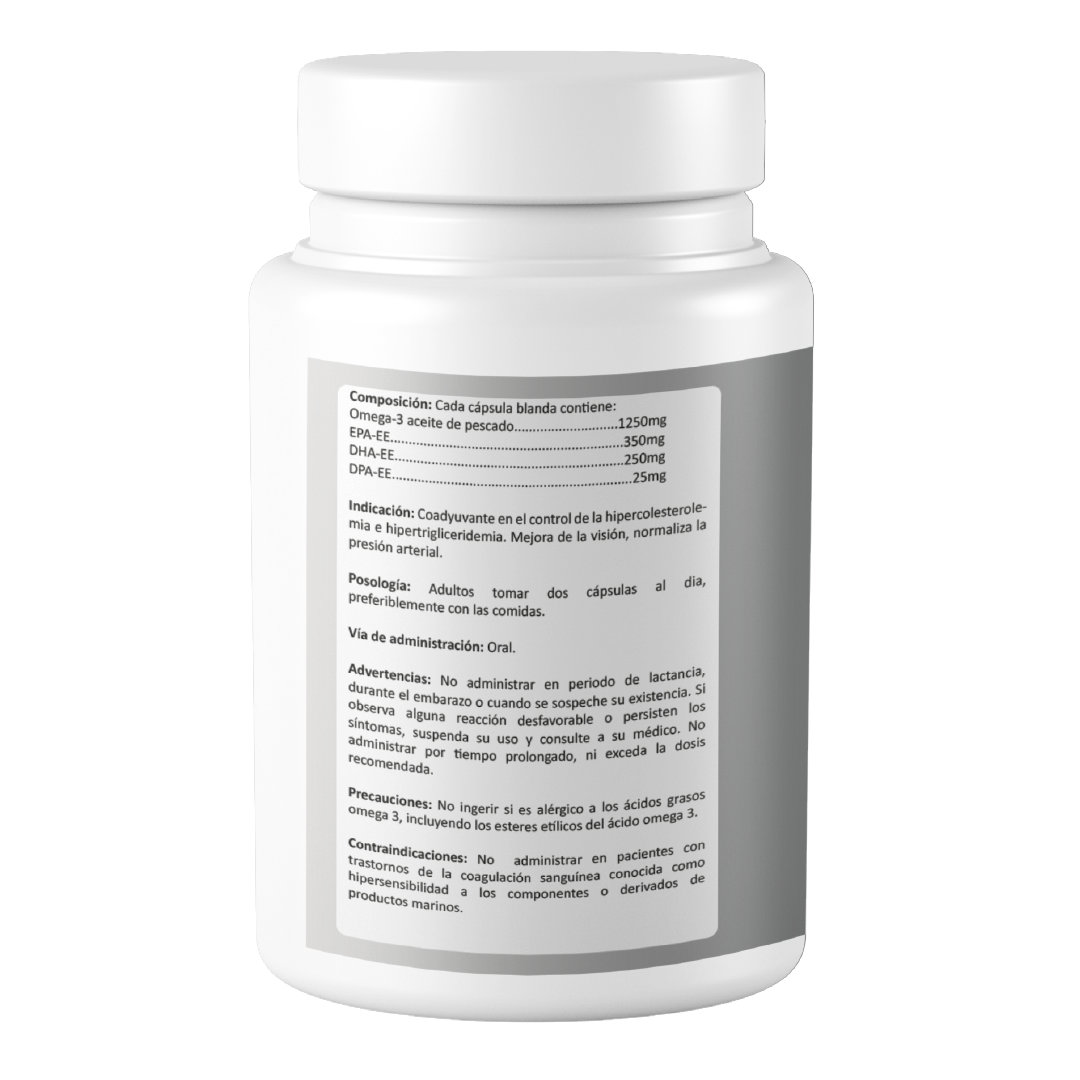 Omega-3 Plus (Aceite de pescado 1250mg) - Imagen 2